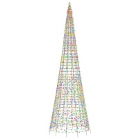 vidaXL Christmas Tree Light Cone 1554 LEDs Colorful 196.9