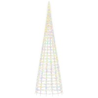 vidaXL Christmas Tree Light on Flagpole 3000 LEDs Colorful 315