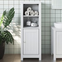 vidaXL Bathroom Cabinet BERG White 15.7