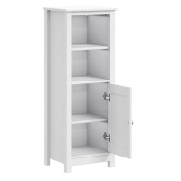 vidaXL Bathroom Cabinet BERG White 15.7