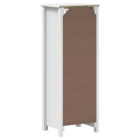 vidaXL Bathroom Cabinet BERG White 15.7