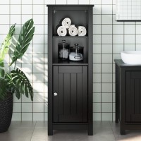 vidaXL Bathroom Cabinet BERG Black 15.7
