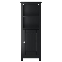 vidaXL Bathroom Cabinet BERG Black 15.7