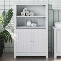 vidaXL Bathroom Cabinet BERG White 27.4