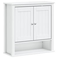 vidaXL Bathroom Wall Cabinet BERG White 27.4