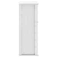 vidaXL Bathroom Wall Cabinet BERG White 27.4