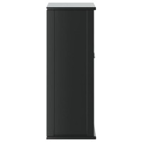 vidaXL Bathroom Wall Cabinet BERG Black 27.4