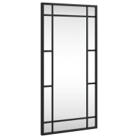 vidaXL Wall Mirror Black 11.8