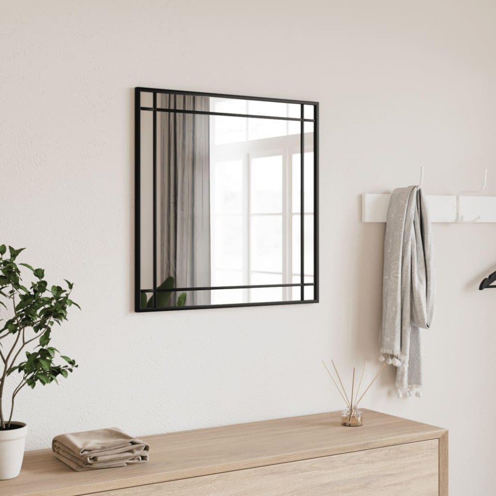 vidaXL Wall Mirror Black 23.6