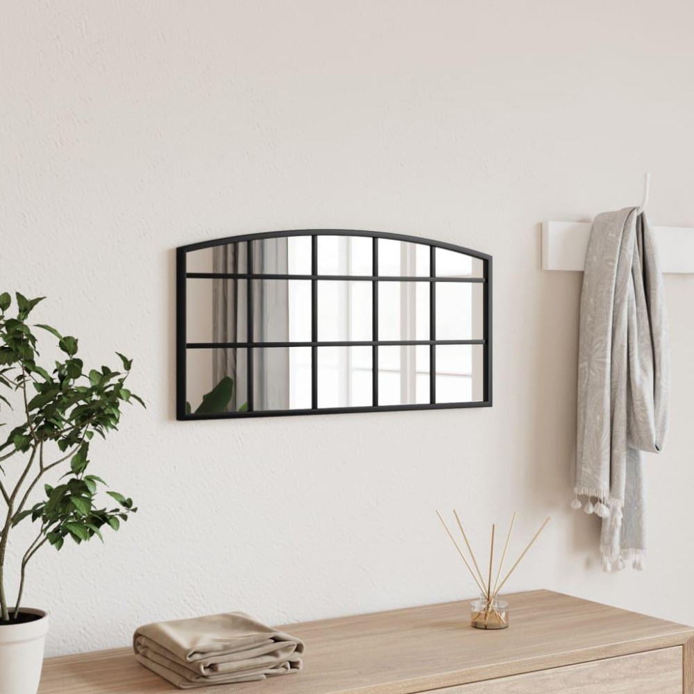 vidaXL Wall Mirror Black 23.6