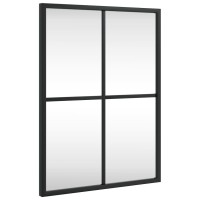 vidaXL Wall Mirror Black 11.8