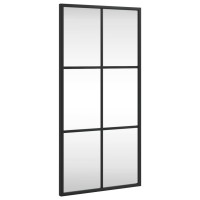 vidaXL Wall Mirror Black 11.8