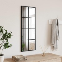 vidaXL Wall Mirror Black 11.8