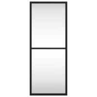 Vidaxl Wall Mirror Black 7.9X19.7 Rectangle Iron