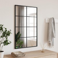 vidaXL Wall Mirror Black 19.7