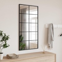 vidaXL Wall Mirror Black 19.7