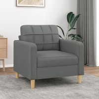 vidaXL Sofa Chair Dark Gray 23.6