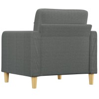 vidaXL Sofa Chair Dark Gray 23.6