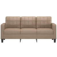 Vidaxl 3-Seater Sofa Cappuccino 70.9