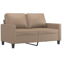 vidaXL 2-Seater Sofa Cappuccino 47.2