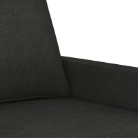 vidaXL 2-Seater Sofa Black 47.2