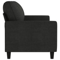 vidaXL 3-Seater Sofa Black 70.9