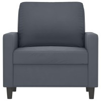 vidaXL Sofa Chair Dark Gray 23.6