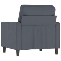 vidaXL Sofa Chair Dark Gray 23.6