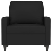 vidaXL Sofa Chair Black 23.6