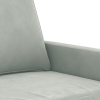 vidaXL 2-Seater Sofa Light Gray 47.2