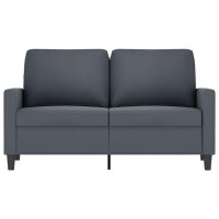 vidaXL 2-Seater Sofa Dark Gray 47.2