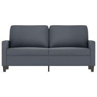 vidaXL 2-Seater Sofa Dark Gray 55.1