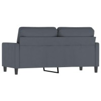 vidaXL 2-Seater Sofa Dark Gray 55.1