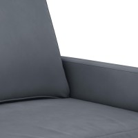 vidaXL 2-Seater Sofa Dark Gray 55.1