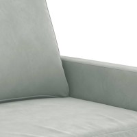 vidaXL 3-Seater Sofa Light Gray 70.9