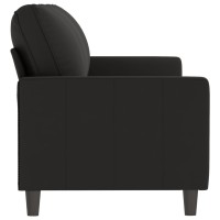 vidaXL 3-Seater Sofa Black 70.9