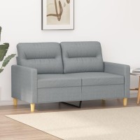 vidaXL 2-Seater Sofa Light Gray 47.2