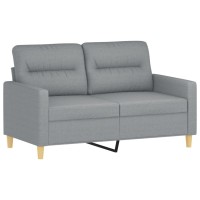 vidaXL 2-Seater Sofa Light Gray 47.2