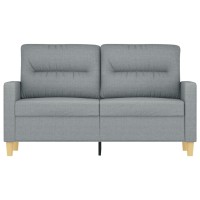 vidaXL 2-Seater Sofa Light Gray 47.2