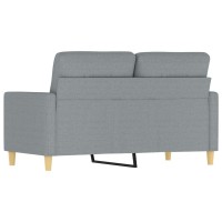 vidaXL 2-Seater Sofa Light Gray 47.2