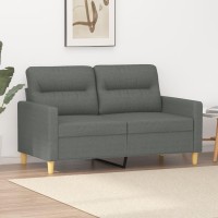 vidaXL 2-Seater Sofa Dark Gray 47.2