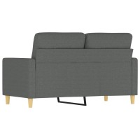 vidaXL 2-Seater Sofa Dark Gray 47.2