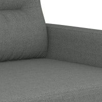 vidaXL 2-Seater Sofa Dark Gray 47.2