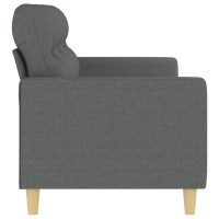 vidaXL 3-Seater Sofa Dark Gray 70.9