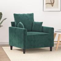 vidaXL Sofa Chair Dark Green 23.6