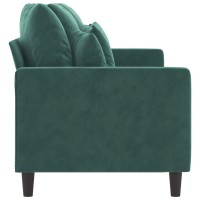 vidaXL 3-Seater Sofa Dark Green 70.9