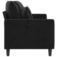 vidaXL 3-Seater Sofa Black 70.9