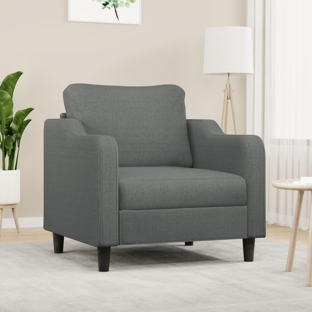 vidaXL Sofa Chair Dark Gray 23.6