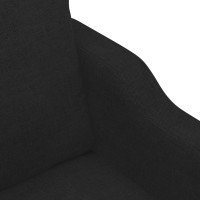 vidaXL 2-Seater Sofa Black 47.2