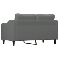 vidaXL 2-Seater Sofa Dark Gray 55.1